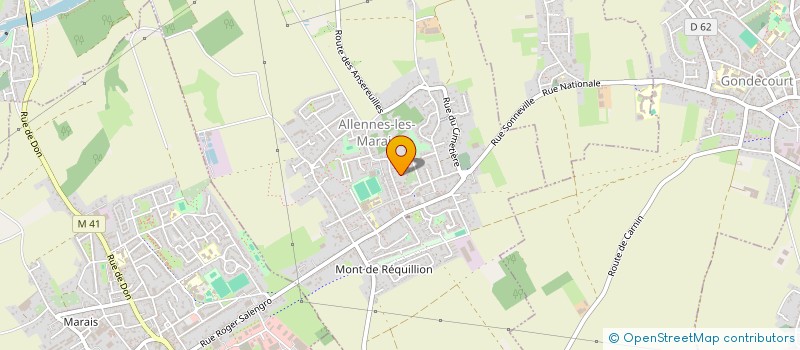 localisation de l'entreprise AYCA  ALLENNES-LES-MARAIS