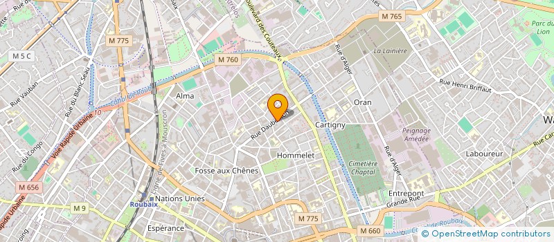 localisation de l'entreprise AYCICEK CARRELAGE  ROUBAIX