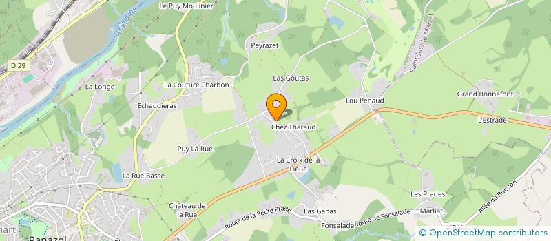 localisation de l'entreprise AYDA INVEST à PANAZOL