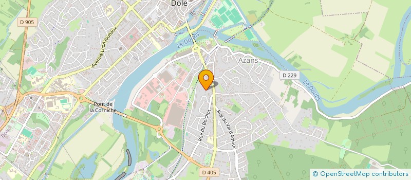 localisation de l'entreprise AYDAN à DOLE