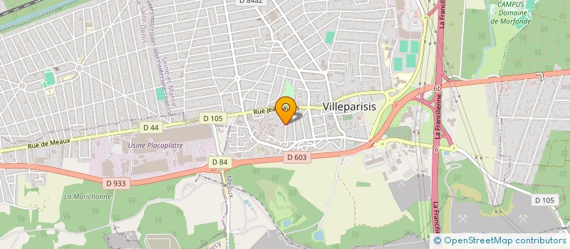 localisation de l'entreprise AYDAN TRANSPORTS à VILLEPARISIS