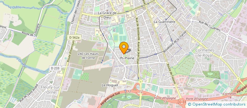 localisation de l'entreprise AYDAR CHARPENTE à IFS