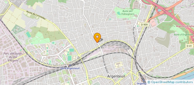 localisation de l'entreprise AYDEN  ARGENTEUIL