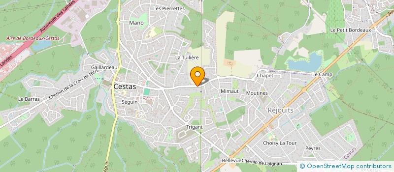 localisation de l'entreprise AYDEN  CESTAS