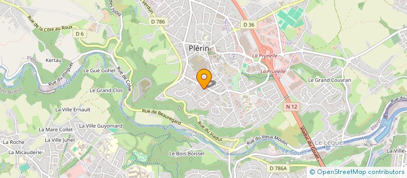 localisation de l'entreprise AYDEN - RC22  PLERIN