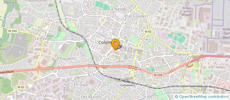 localisation de l'entreprise AYDEN TAXI à COLOMIERS
