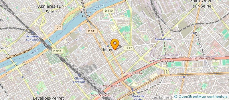 localisation de l'entreprise AYDENZO16PALLOY à CLICHY