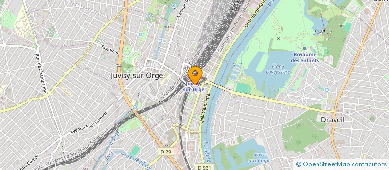 localisation de l'entreprise AYDI à JUVISY-SUR-ORGE
