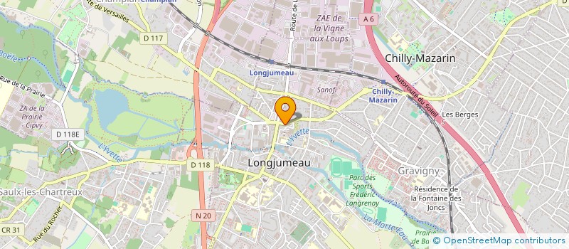 localisation de l'entreprise AYDIN à LONGJUMEAU