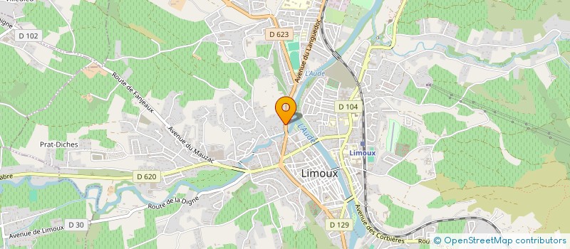 localisation de l'entreprise AYDIN-BAT à LIMOUX