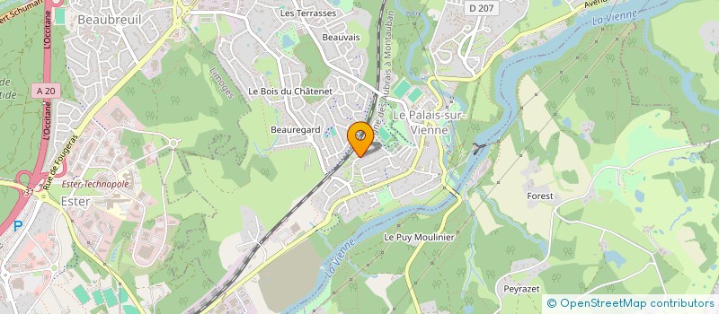 localisation de l'entreprise AYDIN BATIMENT à LE PALAIS-SUR-VIENNE