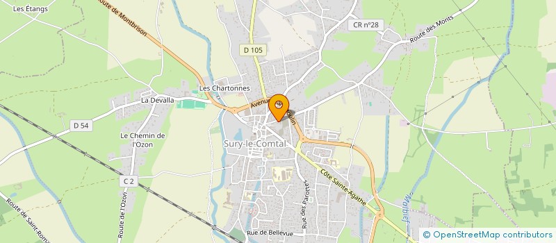 localisation de l'entreprise AYDIN CONSTRUCTIONS  SURY-LE-COMTAL