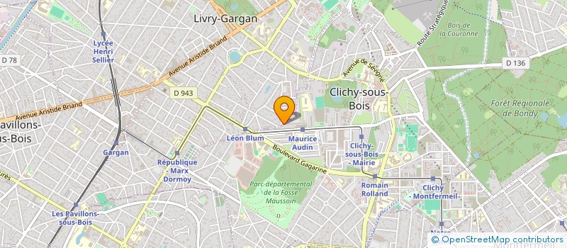 localisation de l'entreprise AYDIN TRANSPORT à LIVRY-GARGAN