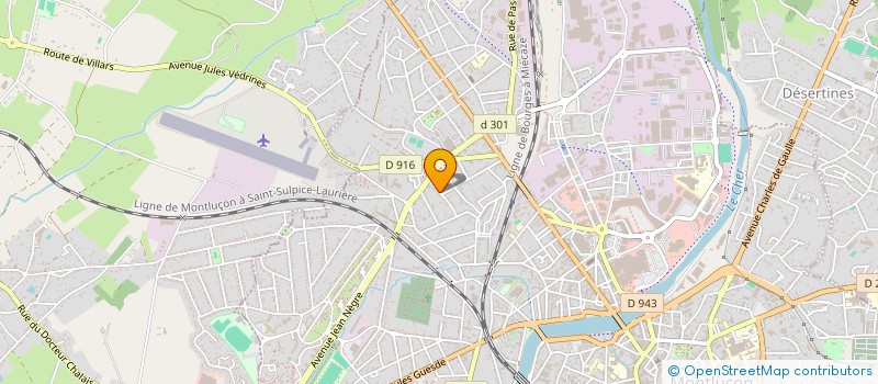 localisation de l'entreprise AYDOGAN à MONTLUCON