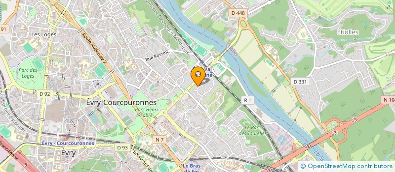 localisation de l'entreprise AYDOGDU IMMO  EVRY-COURCOURONNES