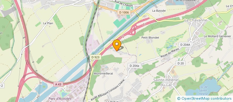 localisation de l'entreprise AYDOGMUS BARDAGE à SAINTE-HELENE-DU-LAC