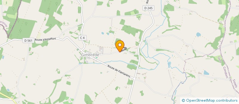 localisation de l'entreprise AYEE  GIMBREDE