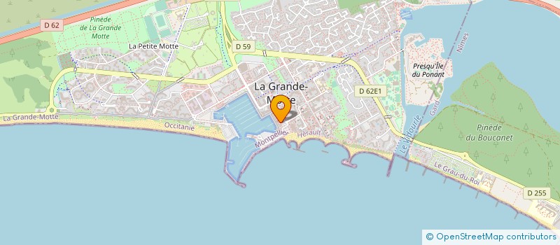 localisation de l'entreprise AYELA-PEREZ  LA GRANDE-MOTTE