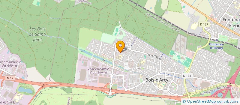 localisation de l'entreprise AYEM  BOIS-D'ARCY