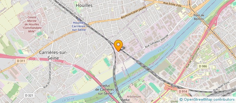 localisation de l'entreprise AYENA ET ASSOCIES  CARRIERES-SUR-SEINE