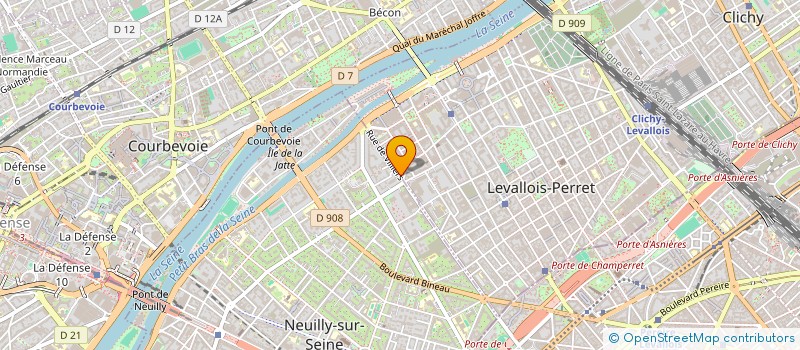 localisation de l'entreprise AYER DIRECT à LEVALLOIS-PERRET