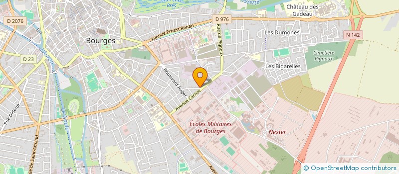 localisation de l'entreprise AYER'S ROCK  BOURGES