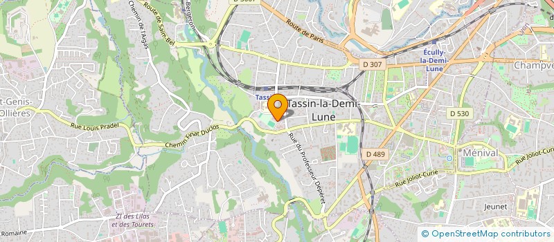 localisation de l'entreprise AYERA CONSULTING à TASSIN-LA-DEMI-LUNE