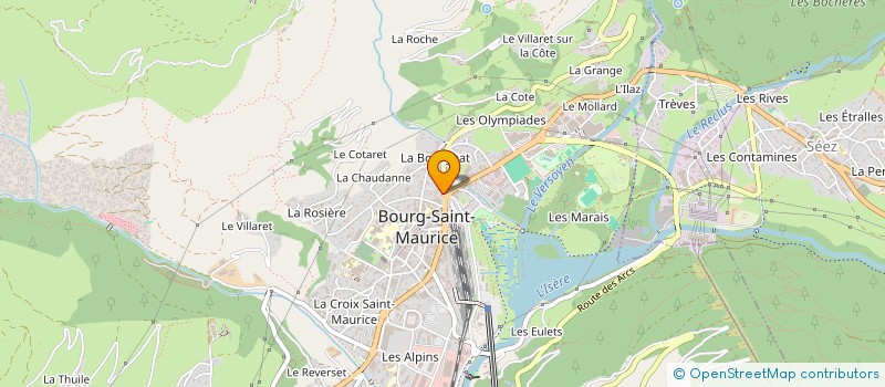 localisation de l'entreprise AYET TRANS SERVICES  BOURG-SAINT-MAURICE