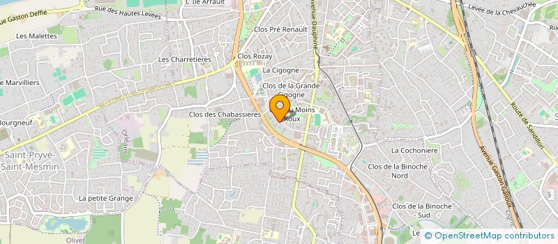localisation de l'entreprise AYFFRE ROYER EXPERTISE AUTOMOBILE  ORLEANS