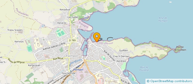 localisation de l'entreprise AYG  PAIMPOL