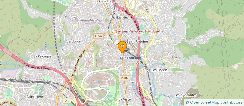 localisation de l'entreprise AYGA LABO à MARSEILLE