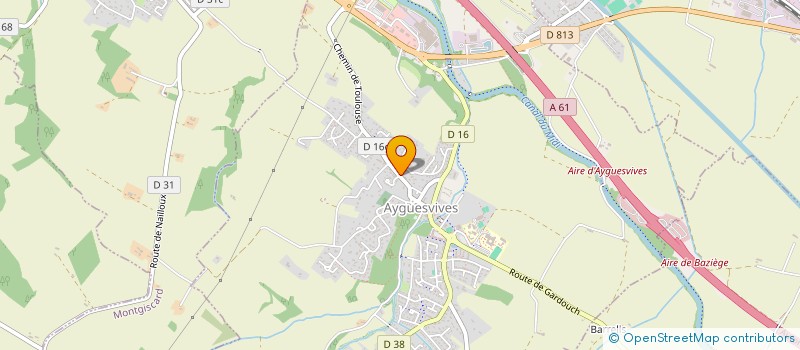 localisation de l'entreprise AYGUESVIVES AMBULANCE  AYGUESVIVES