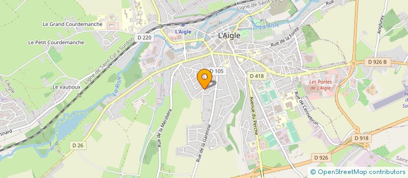 localisation de l'entreprise AYGUITAO à L'AIGLE