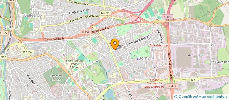 localisation de l'entreprise AYIL à METZ