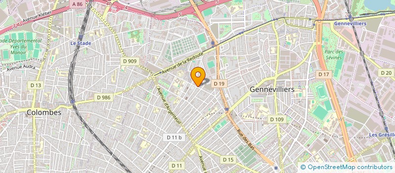 localisation de l'entreprise AYIL à ASNIERES-SUR-SEINE