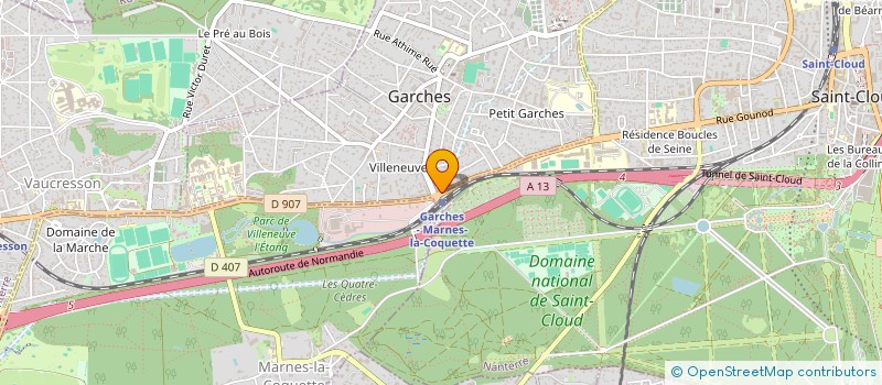 localisation de l'entreprise AYIN à GARCHES