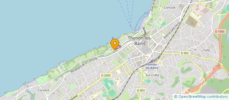 localisation de l'entreprise AYIN HOLDING à THONON-LES-BAINS