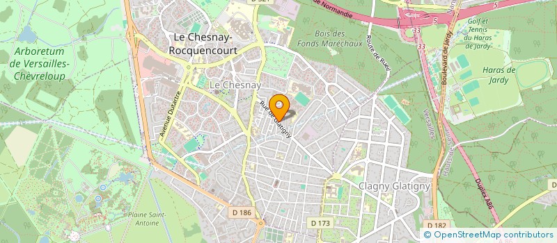 localisation de l'entreprise AYITE CONSULTING  LE CHESNAY-ROCQUENCOURT