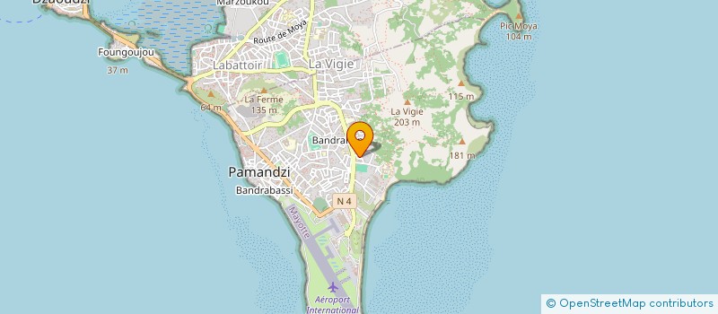 localisation de l'entreprise AYL à PAMANDZI