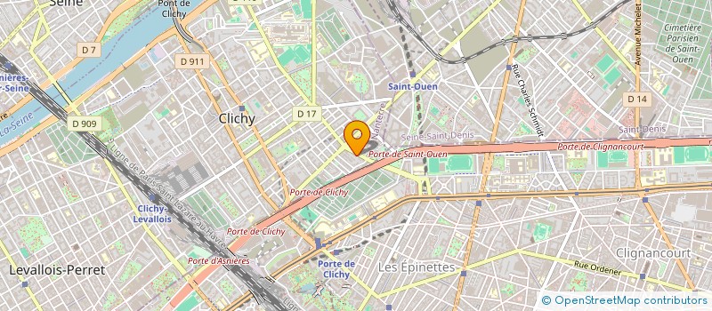 localisation de l'entreprise AYL TRANS à CLICHY