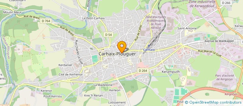 localisation de l'entreprise AYLA TRNA à CARHAIX-PLOUGUER