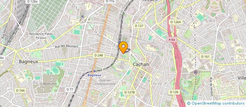 localisation de l'entreprise AYLABAC  CACHAN