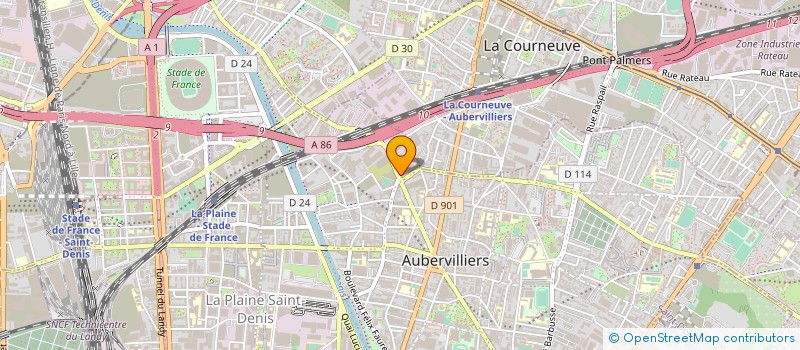 localisation de l'entreprise AYLAL à AUBERVILLIERS