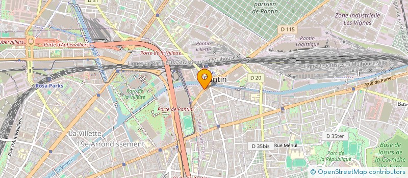 localisation de l'entreprise AYLAN  PANTIN