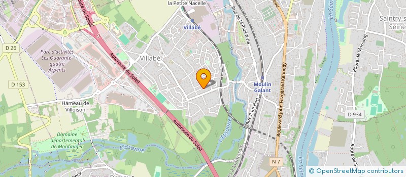 localisation de l'entreprise AYLAN  VILLABE