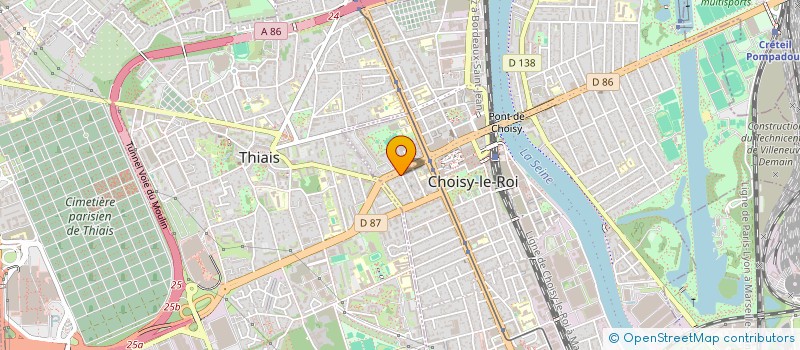 localisation de l'entreprise AYLAN EXPRESS à CHOISY-LE-ROI