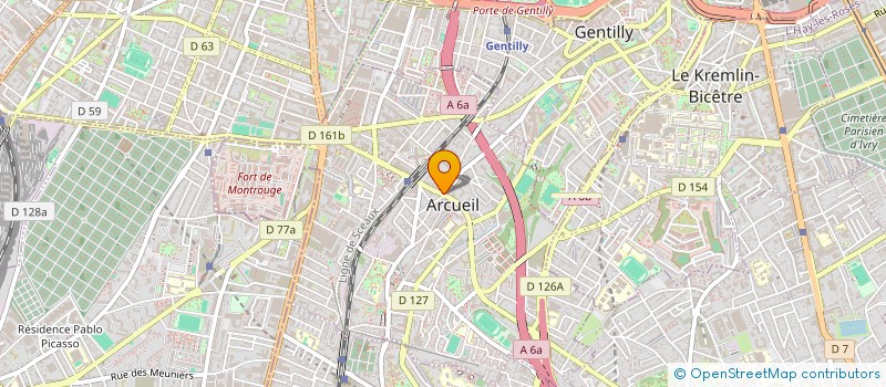 localisation de l'entreprise AYLAN ISTANBUL  ARCUEIL