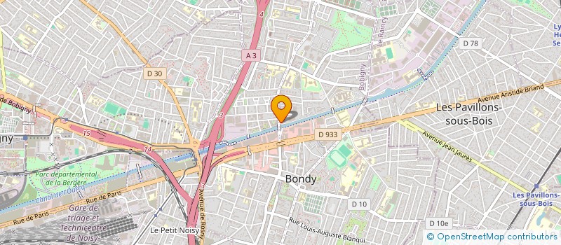 localisation de l'entreprise AYLAN2SD  BONDY