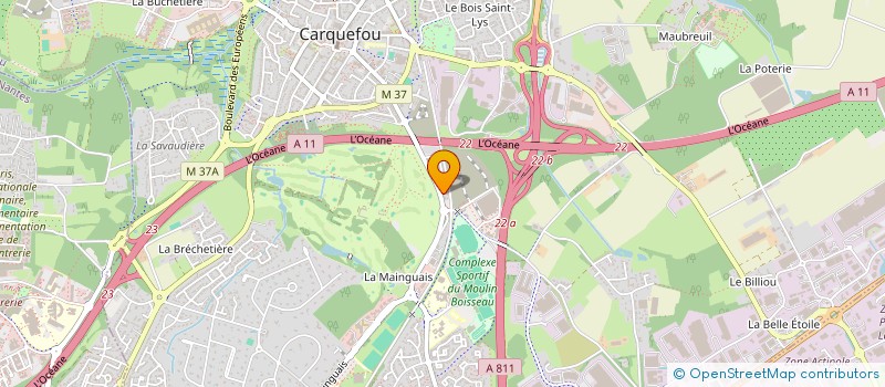 localisation de l'entreprise AYLANET à CARQUEFOU