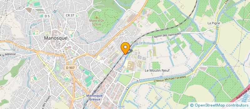 localisation de l'entreprise AYLEDEN à MANOSQUE